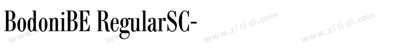 BodoniBE RegularSC字体转换